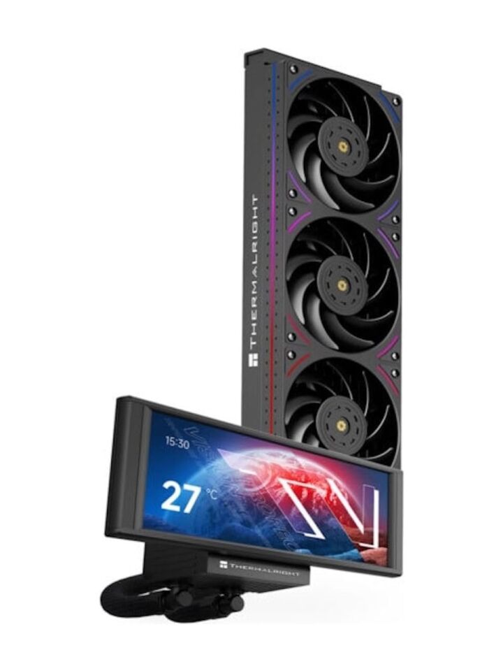 Thermalright Trofeo Vision 360 ARGB Siyah 360 mm LCD Ekranlı İşlemci Sıvı Soğutucu