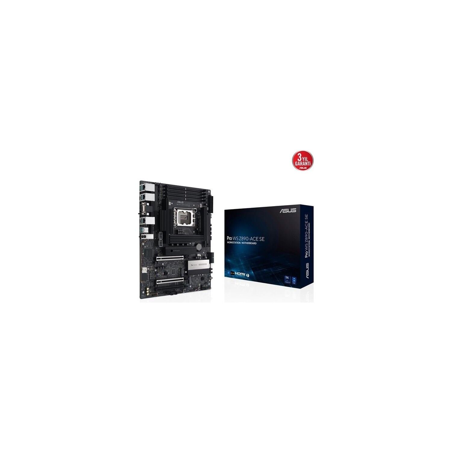 ASUS Pro WS Z890-ACE SE Intel Z890 LGA1851 DDR5 ATX İş İstasyonu Anakartı
