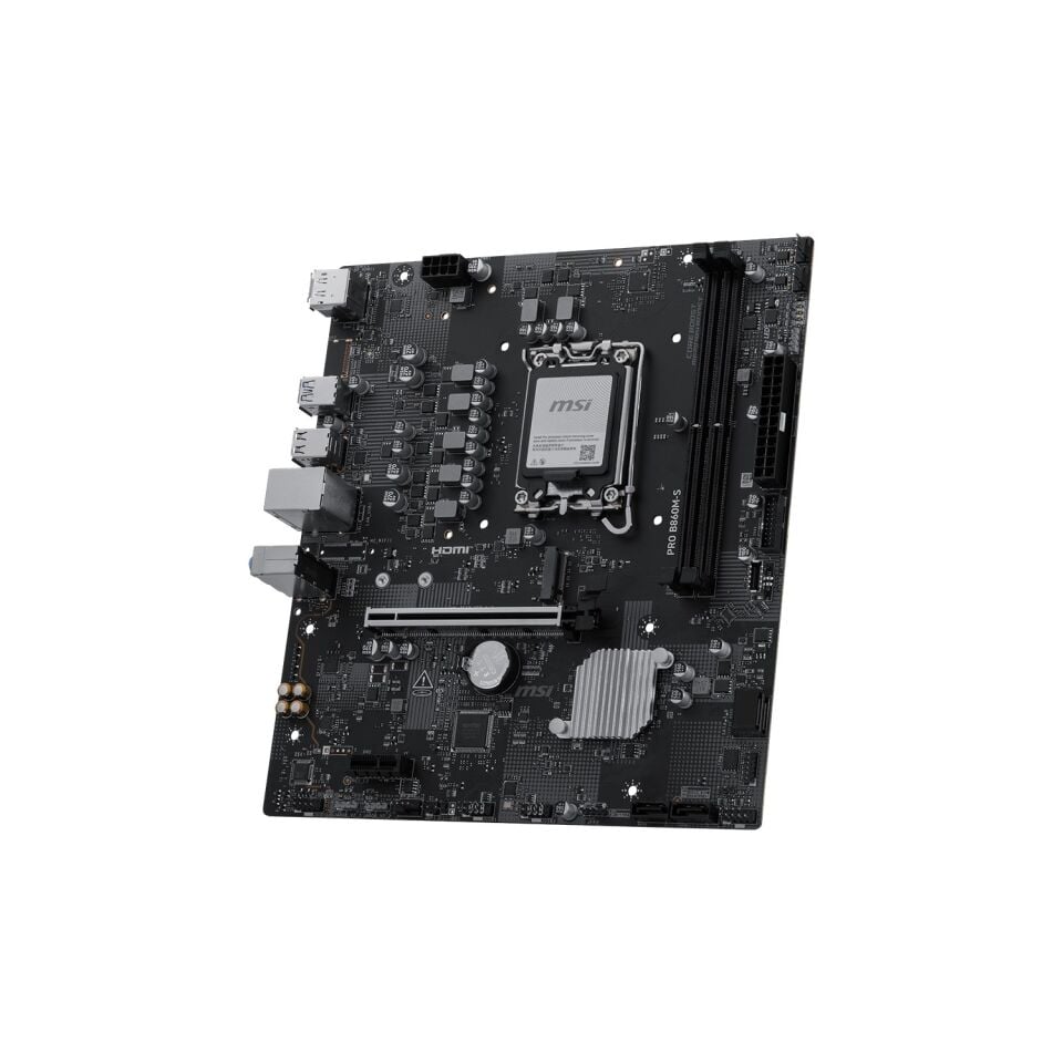 MSI PRO B860M-S Intel B860 LGA1851 DDR5 mATX Anakart