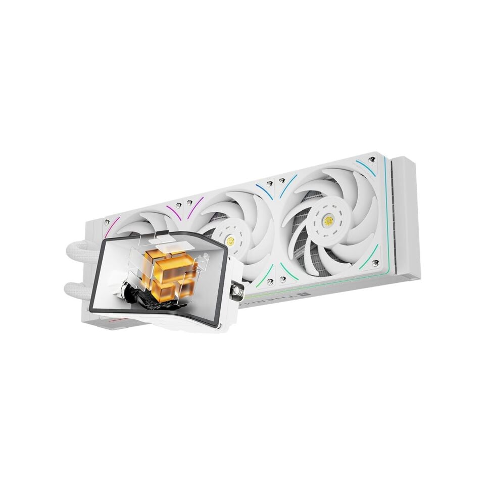 Thermalright Wonder Vision 360 UB ARGB Beyaz 360 mm AMOLED Ekranlı İşlemci Sıvı Soğutucu