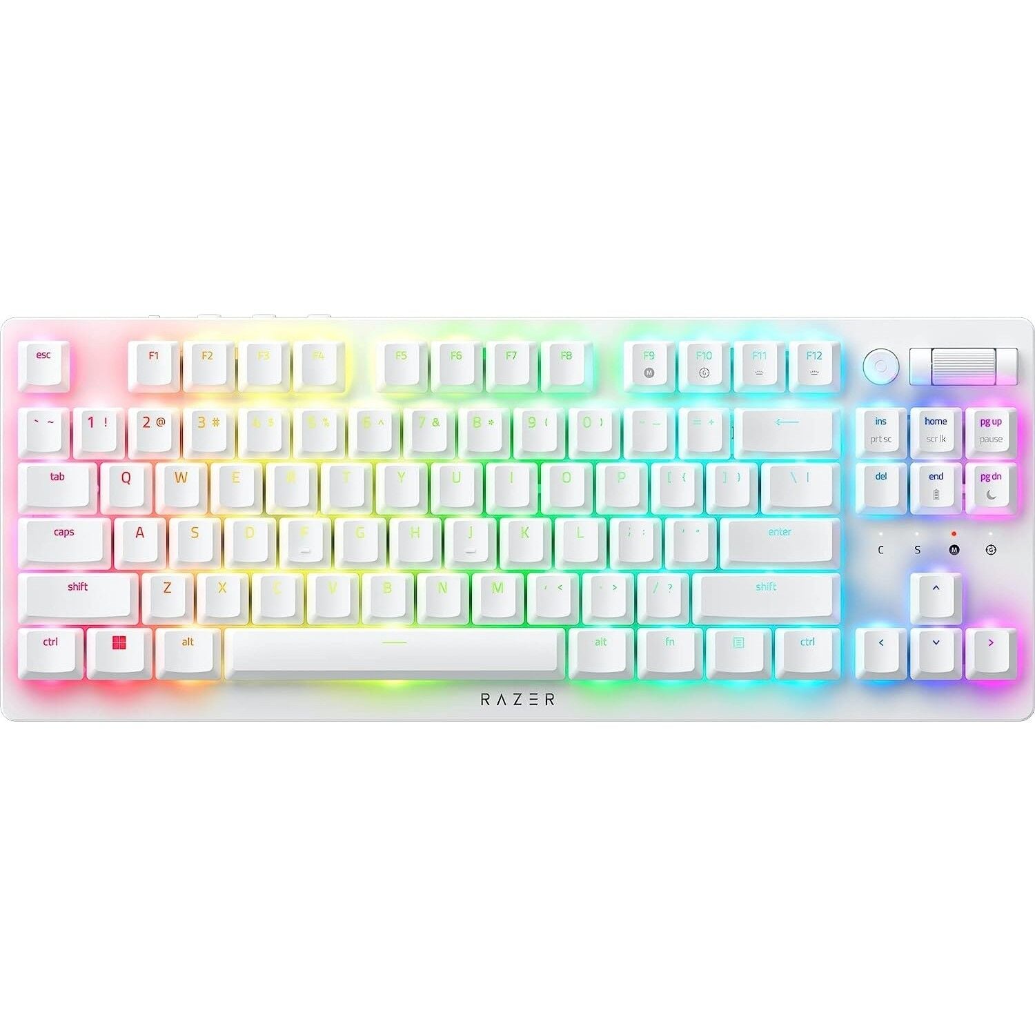 Razer DeathStalker V2 Pro TKL Kablosuz Low Profile Optik Klavye - Beyaz
