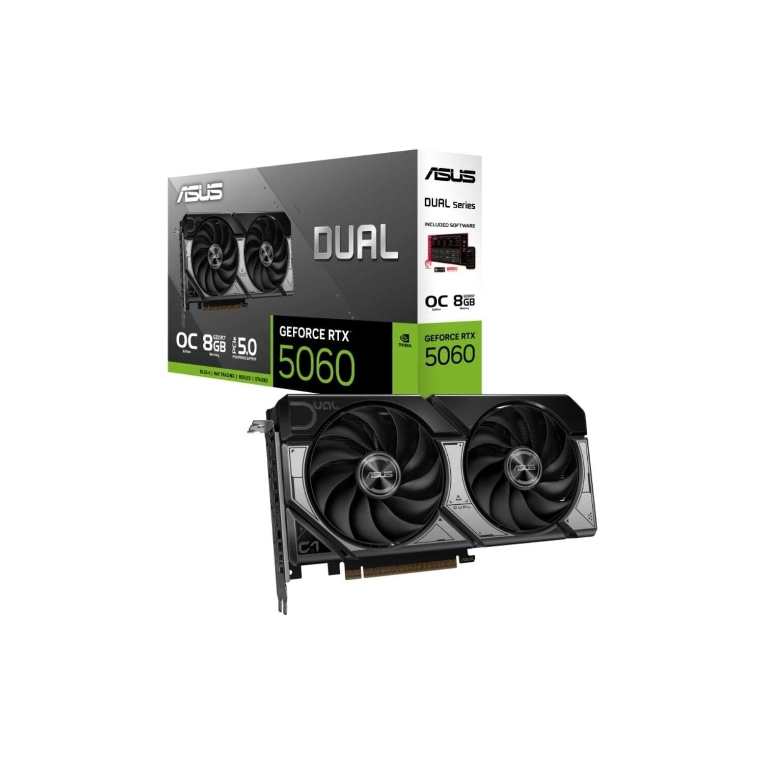 ASUS Dual GeForce RTX 5060 OC 8GB GDDR7 128 Bit Ekran Kartı