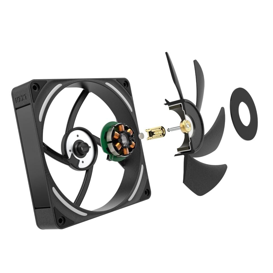 NZXT F120X 120 mm PWM RGB Performans Fanı - Siyah