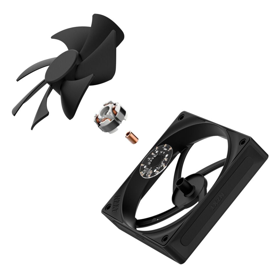 NZXT F120P 120 mm Statik Basınç PWM Kasa Fanı - Siyah