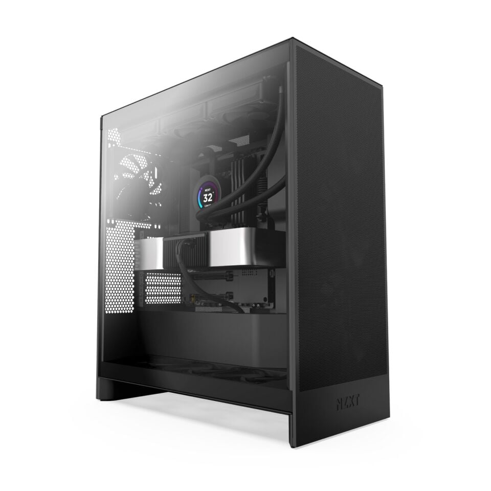 NZXT H7 Flow (2024) ATX Mid Tower Oyuncu Kasası - Siyah