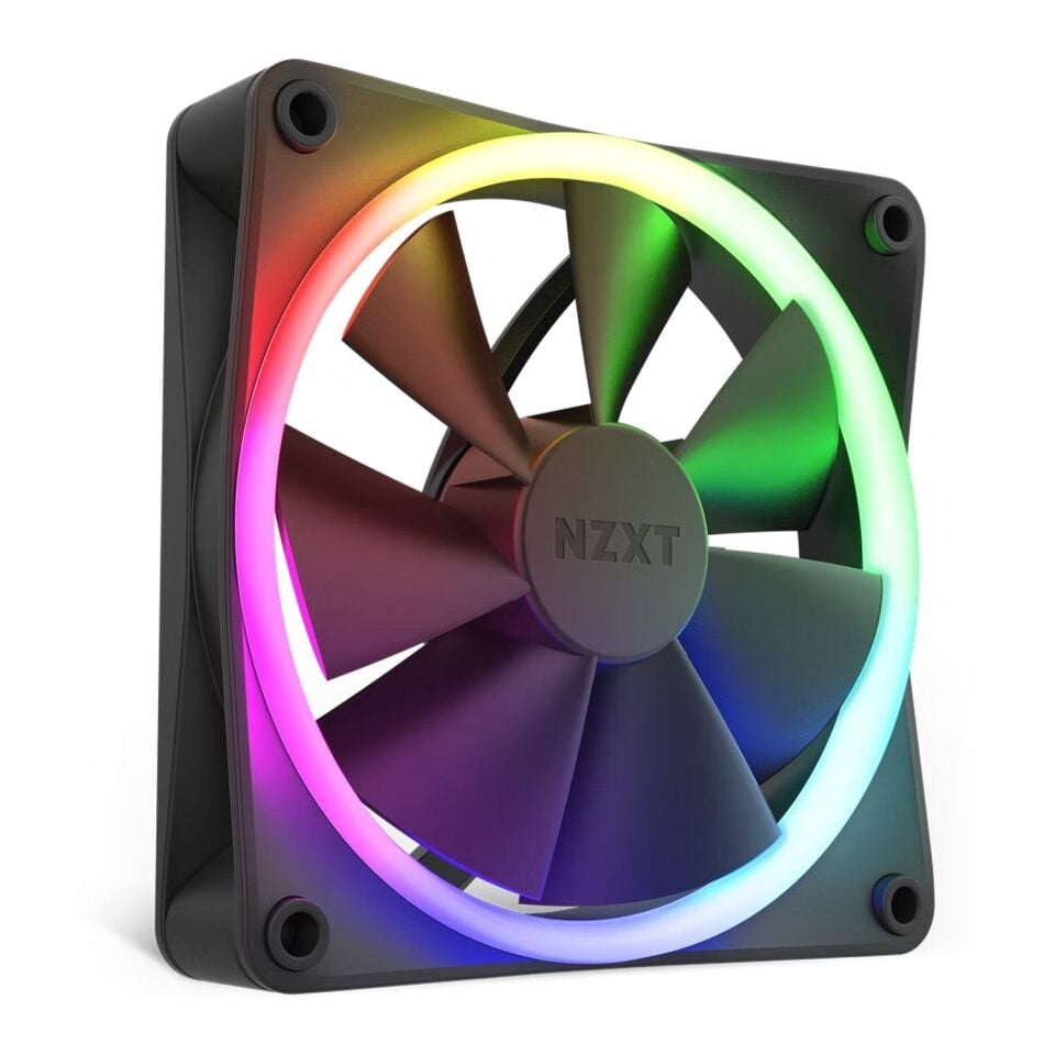 NZXT F120 RGB 120 mm PWM RGB Kasa Fanı - Siyah (Tekli)