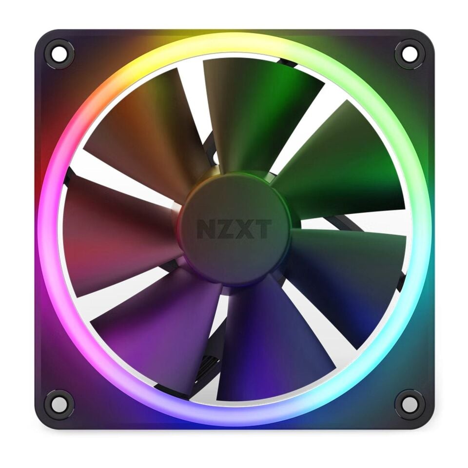 NZXT F120 RGB 120 mm PWM RGB Kasa Fanı - Siyah (Tekli)