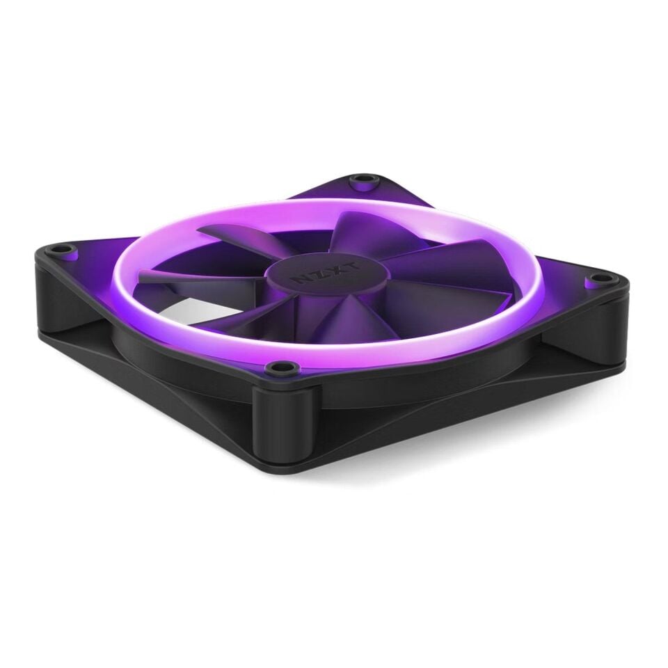 NZXT F120 RGB 120 mm PWM RGB Kasa Fanı - Siyah (Tekli)